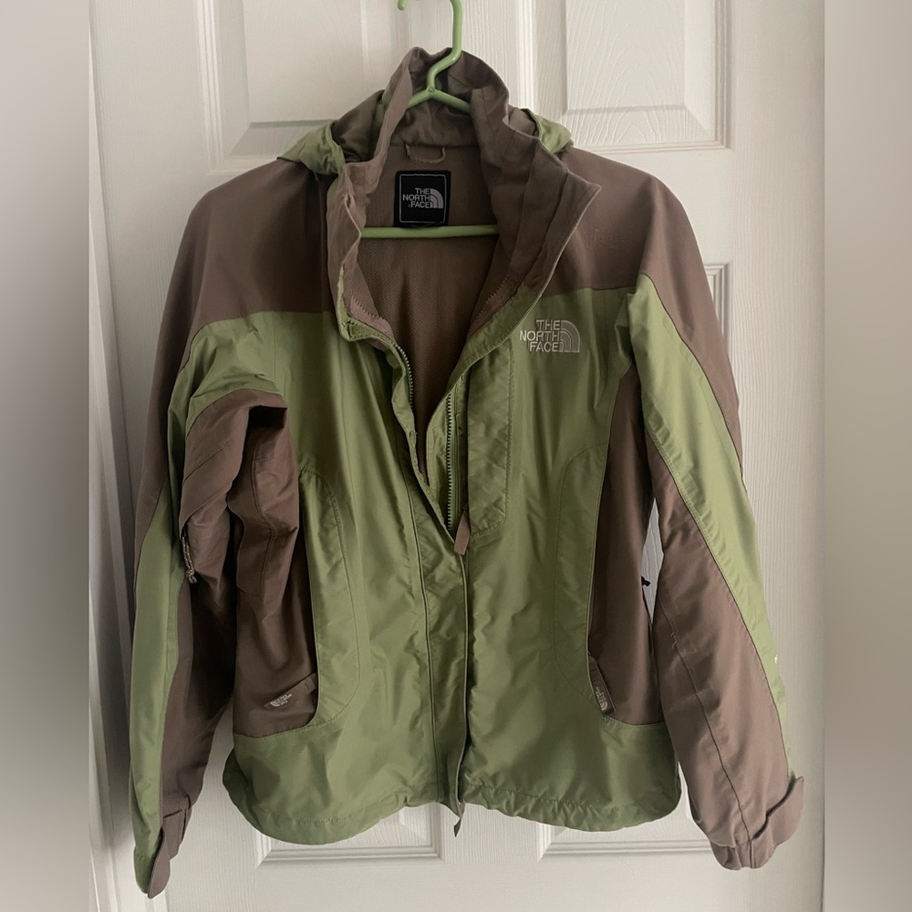 The North Face Hyvent Women's 3in1 Ski Jacket sz
X-Small XS Green-Brown